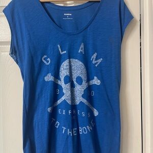 Express Vibrant Blue Tee